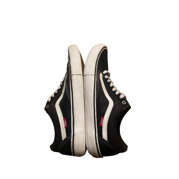 Vans Old Skool Black and White Low-Top Sneakers ❤️ SZ 12 - Picture 3 of 9